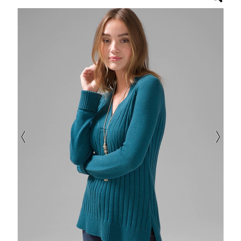 Teal sweater